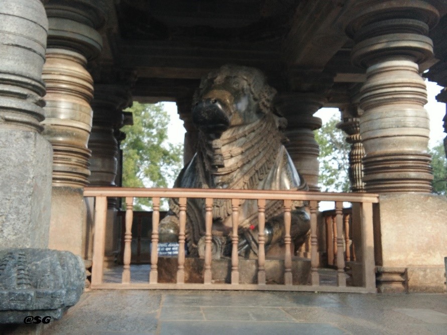 Halebidu Nandi Sculpture