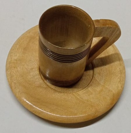 bamboo cup and saucer